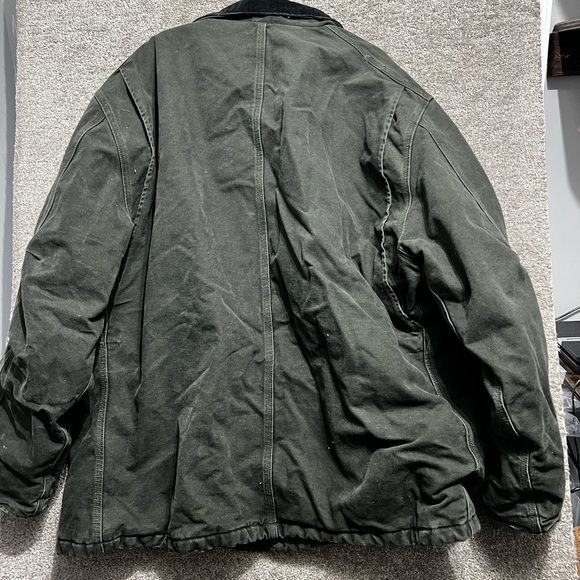 Carhartt Arctic Jacket Nylon Quilt Lined Mens Size 3X Tall C26 MOS Moss Green - Picture 11 of 12